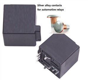 自動車リレーの銀合金コンタクト